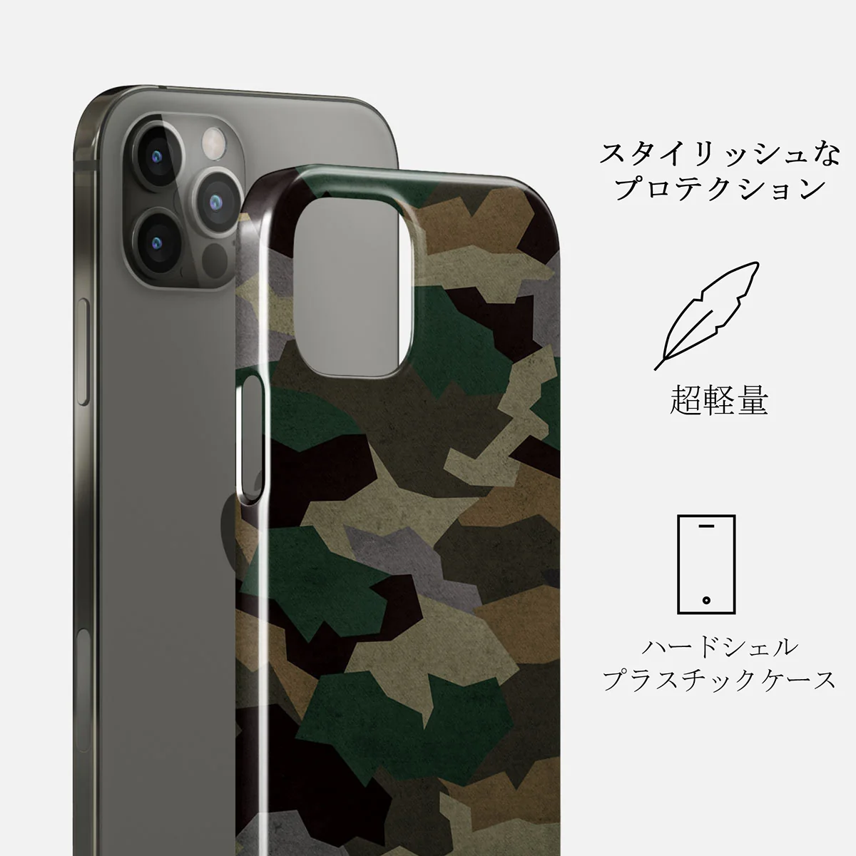 Tropical Green Camo - iPhone 12 Pro Max ケース