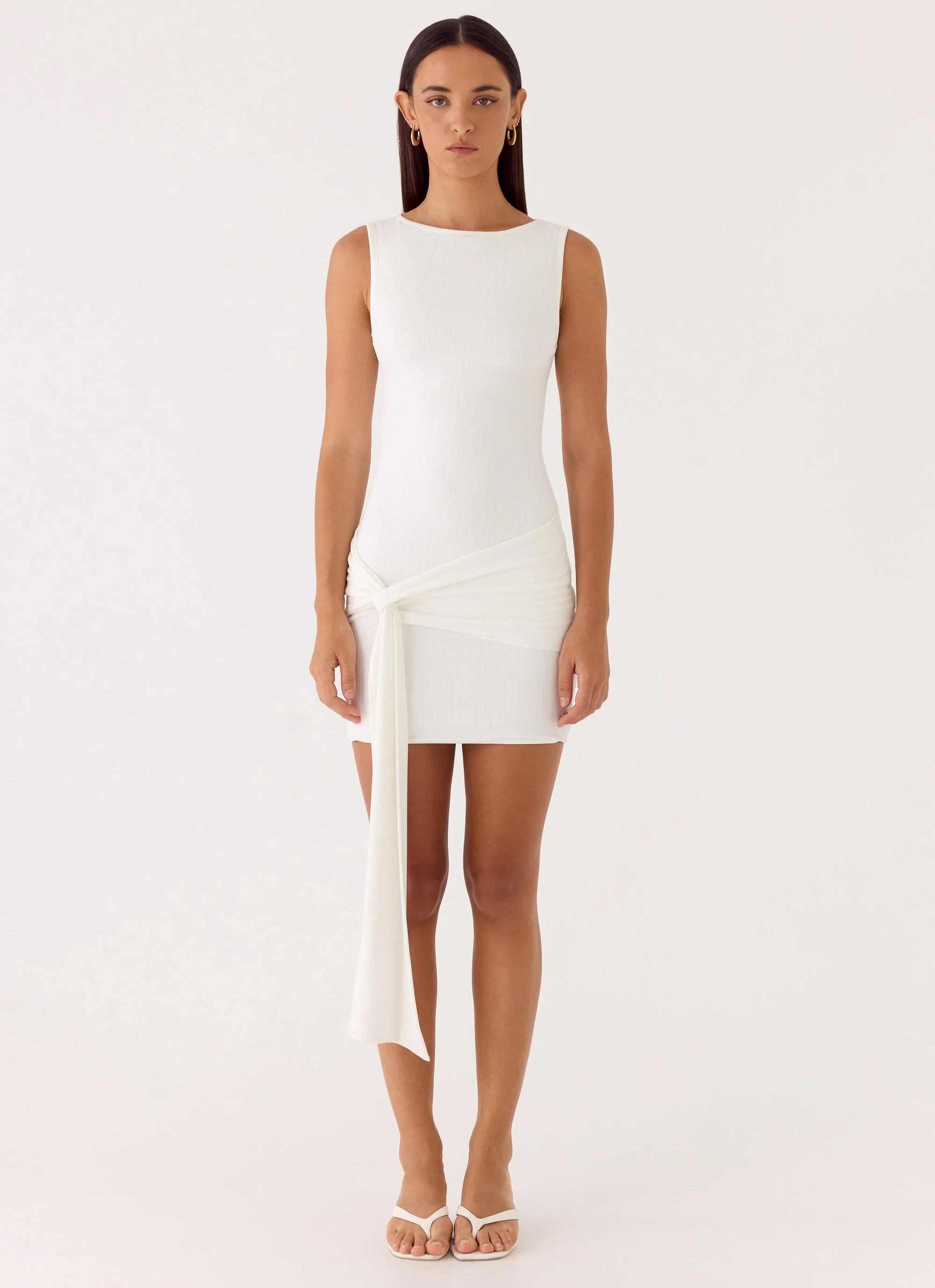Everly Mini Dress - White
