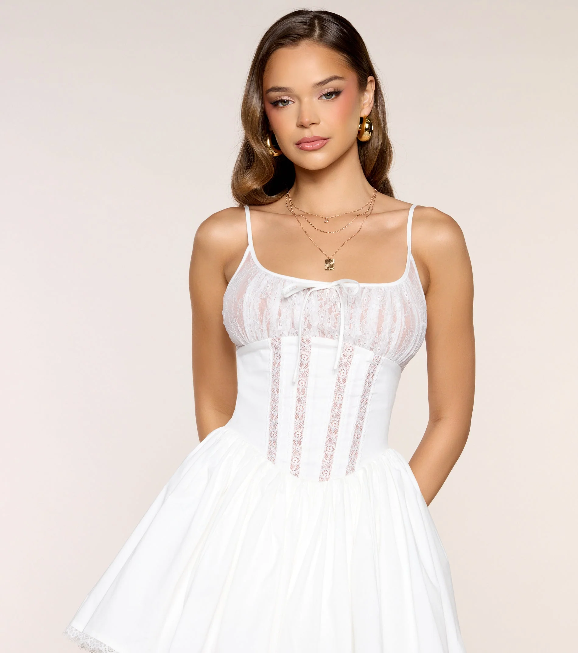 Fairytale Pending Skater Mini Dress