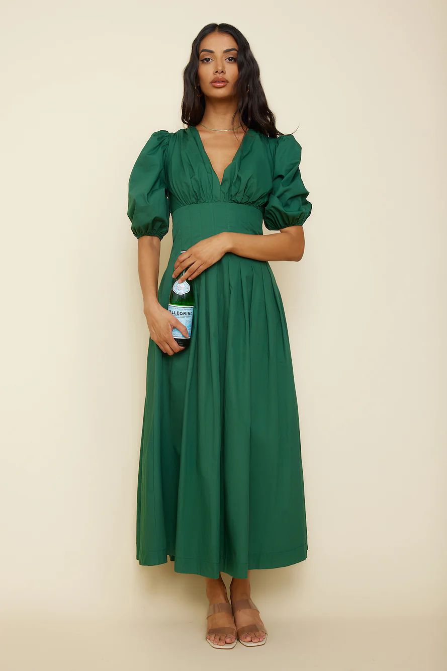 Nature's Escape Maxi Dress Green