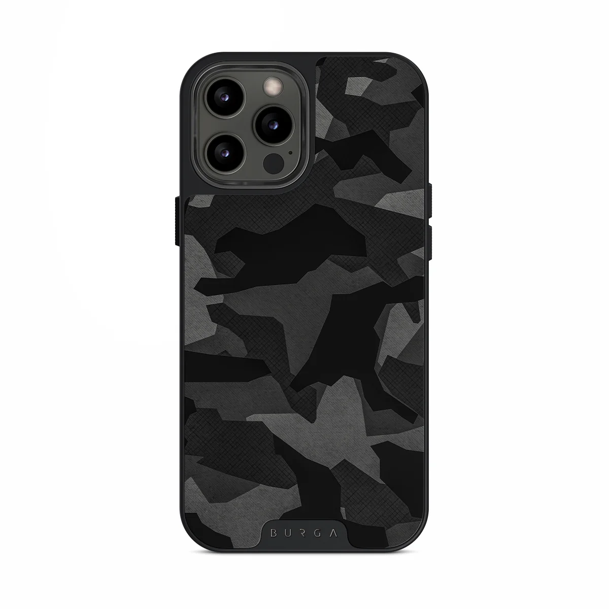 Night Black Camouflage - iPhone 12 Pro ケース