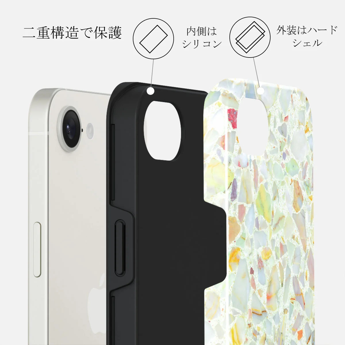 Rainbow Crush - iPhone 16e ケース