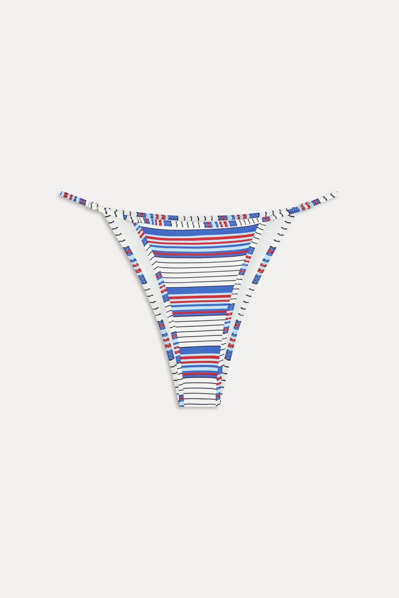 Luna Striped Bikini Bottom - St. Tropez Stripe