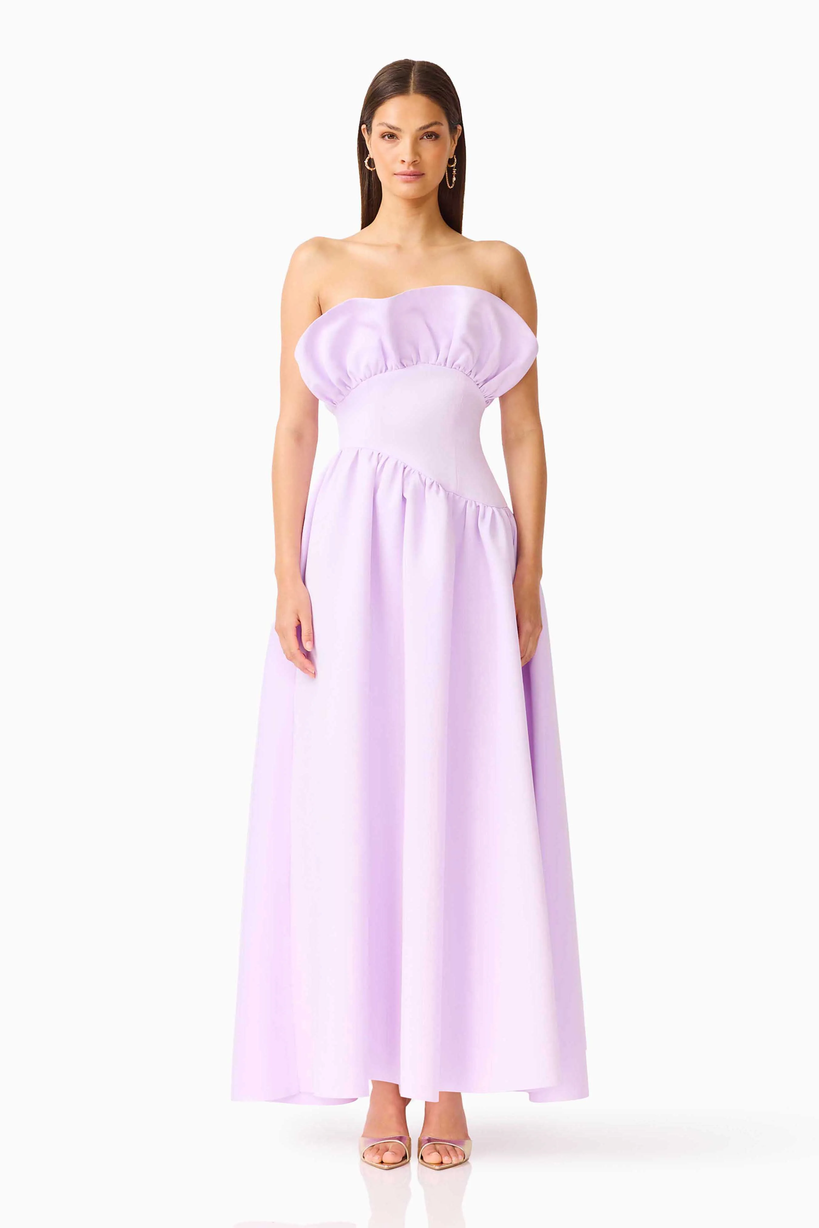 Laurel Sleeveless Maxi Dress in Purple