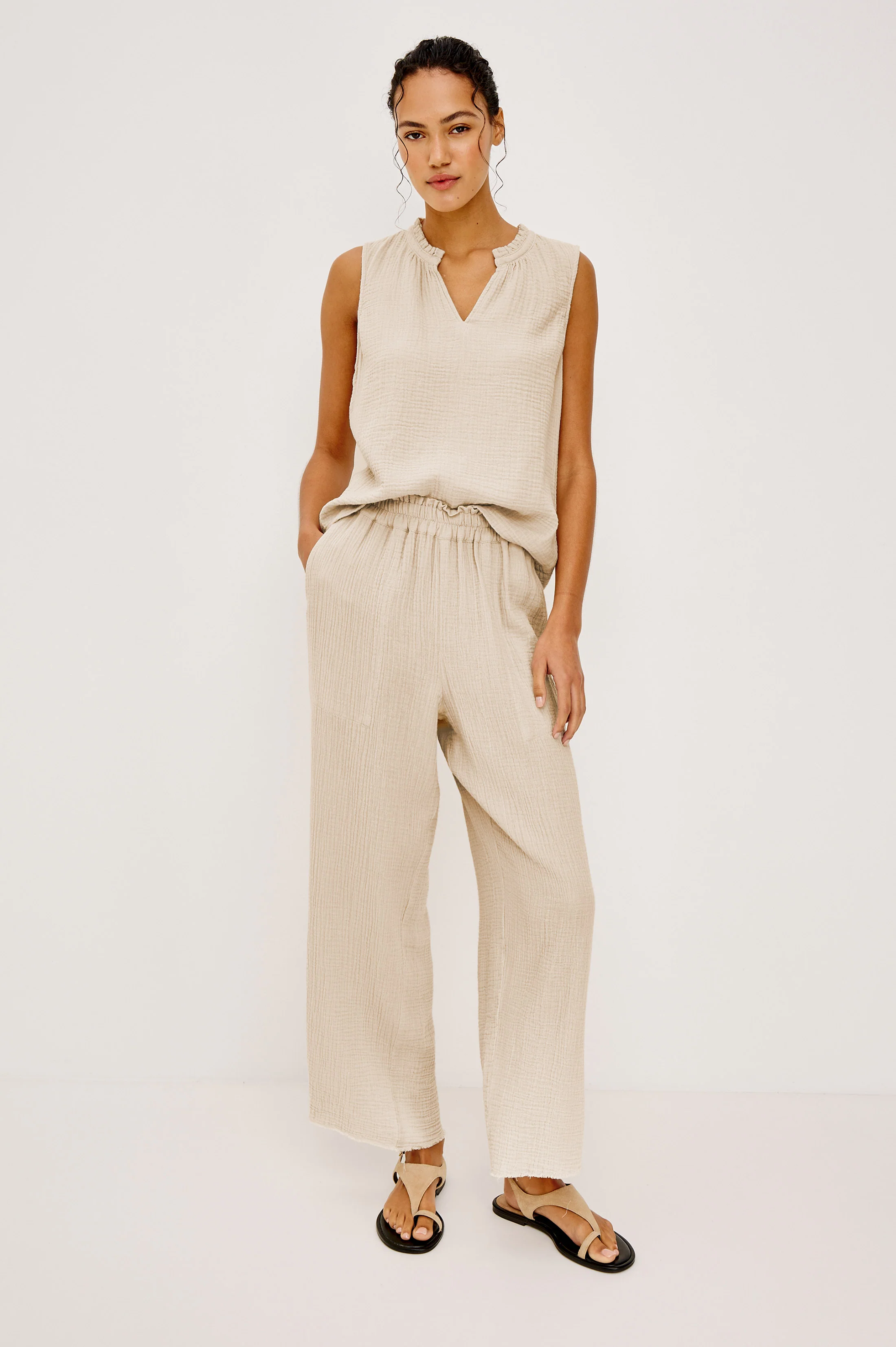 Christy Top - Flax