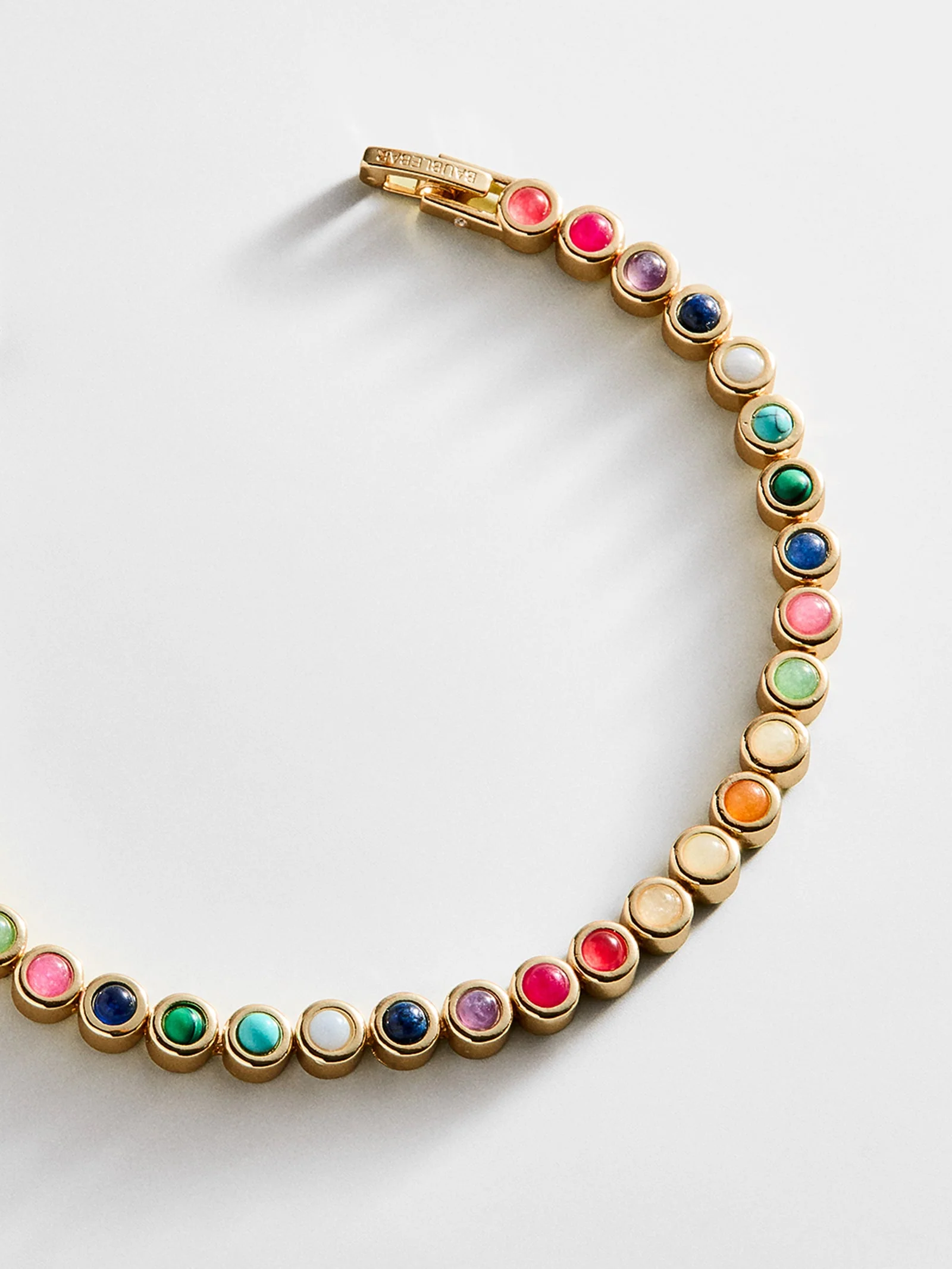 Nina Semi-Precious Bracelet - Gold/Multi