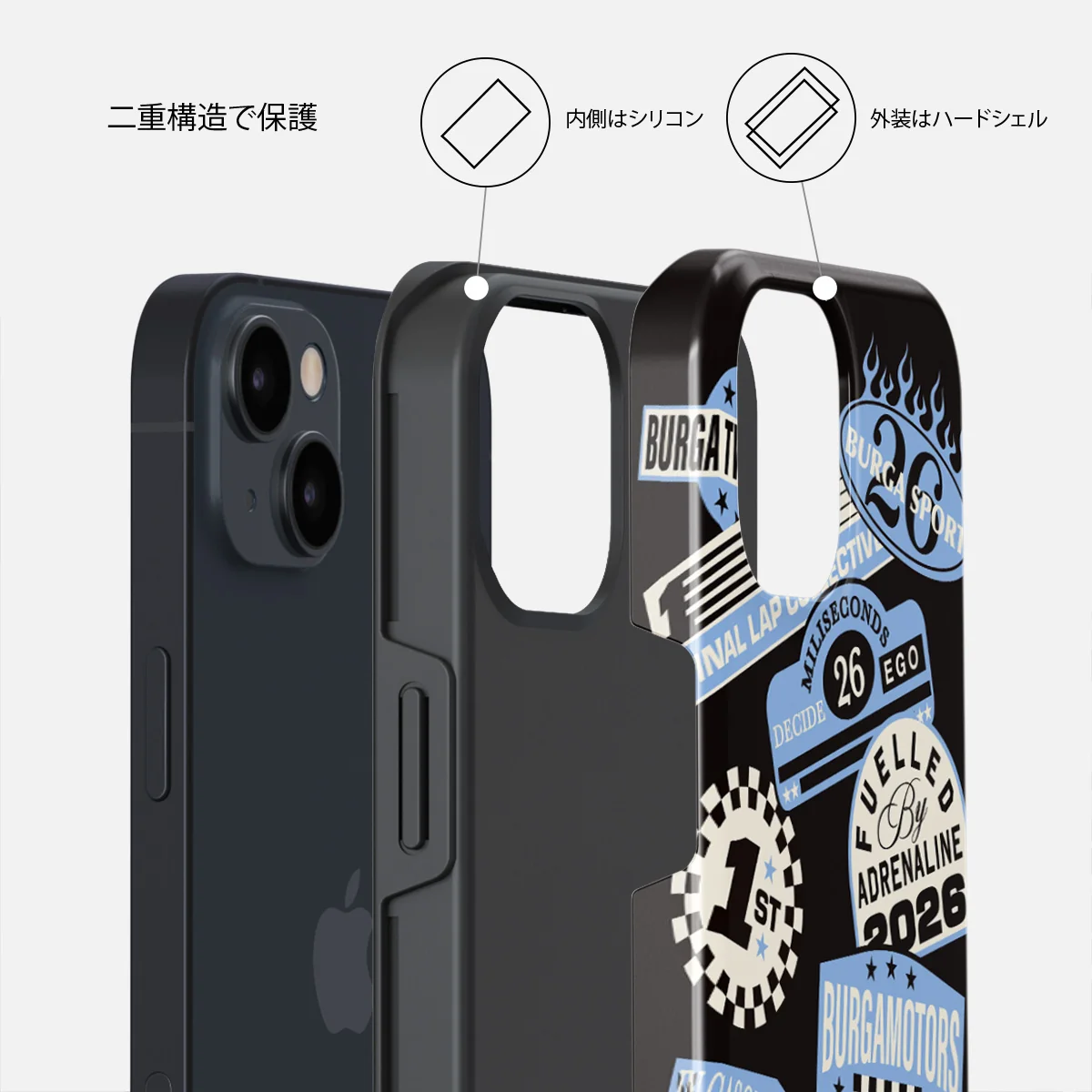 Finish Line - iPhone 15 Plus ケース