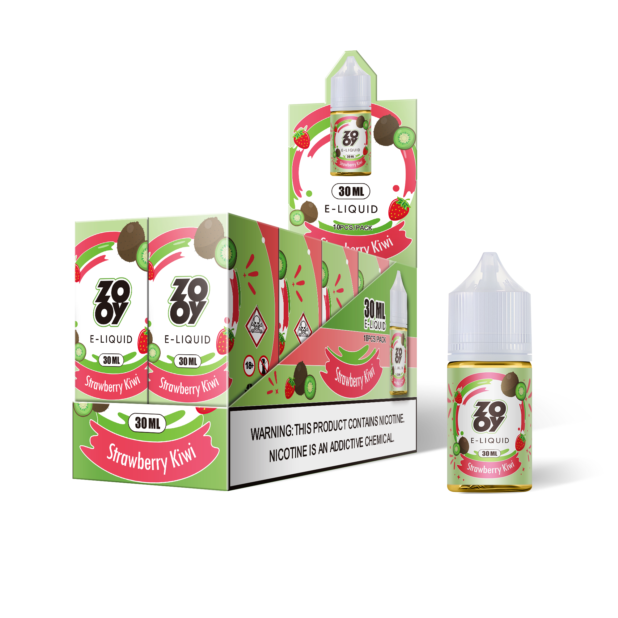 ZOOY 30ML E-Liquid/1 BOX(10 PCS)