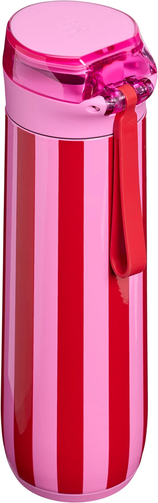 Stanley 20 oz. Flowstate Spring Bottle - Holiday - Popsicle Peppermint Stripe