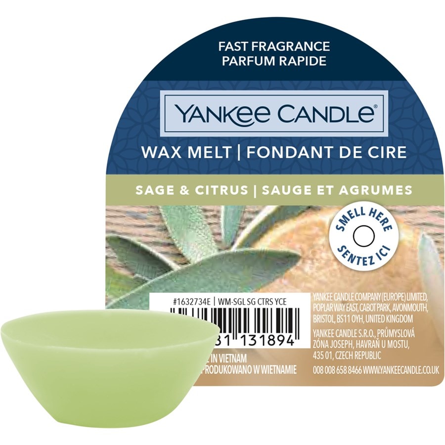 Yankee Candle Wosk zapachowy Sage + Citrus Zielony