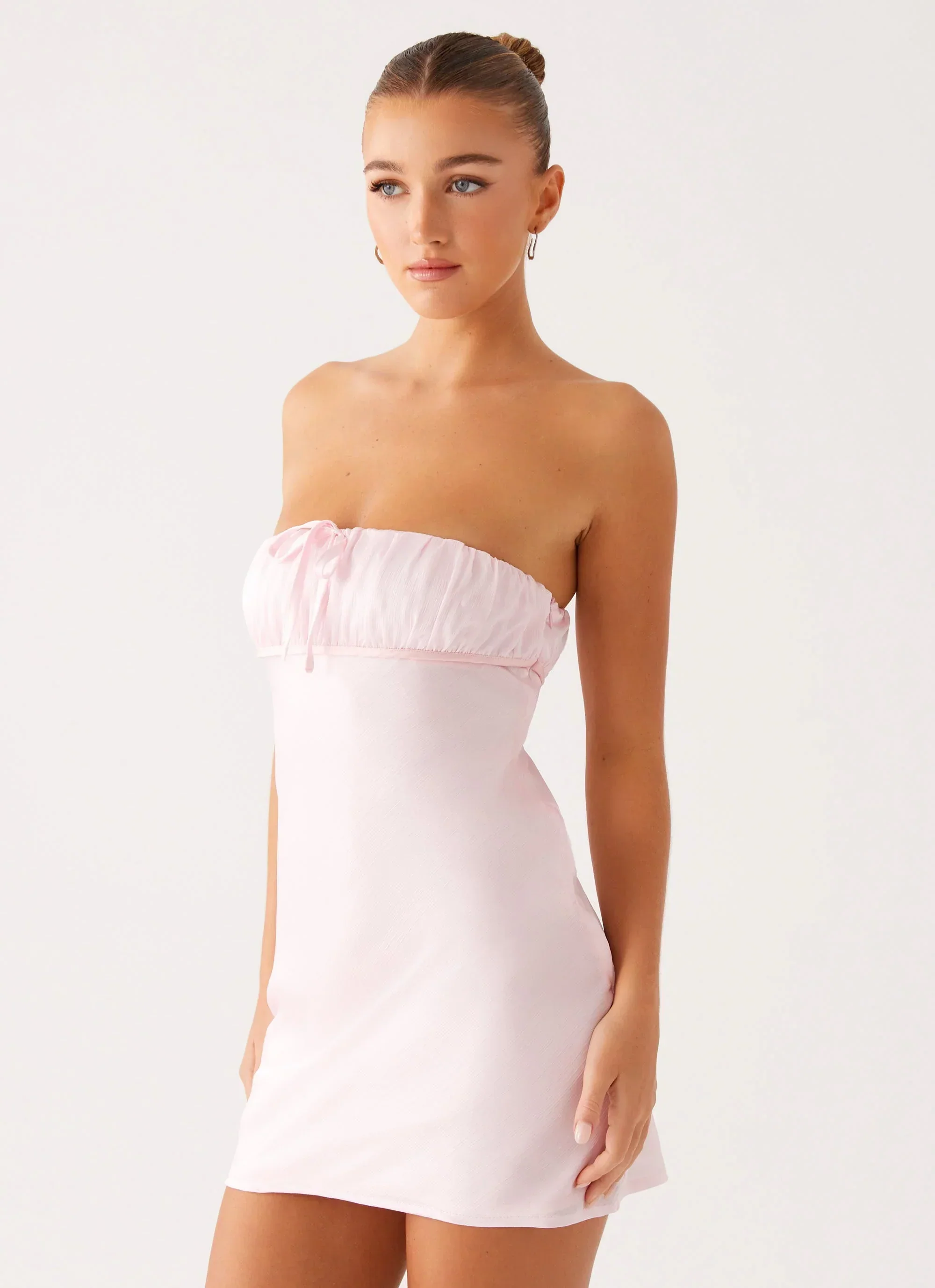 Evity Mini Dress - Pink - luluinthesky