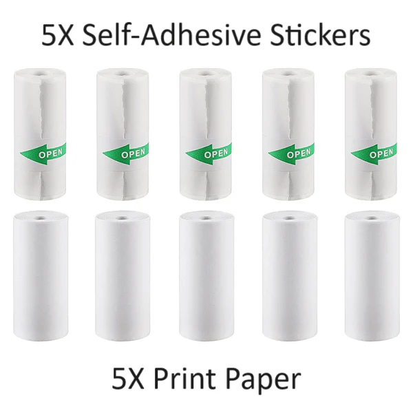 GearWaves: Mini Printer Paper Refills 10PK