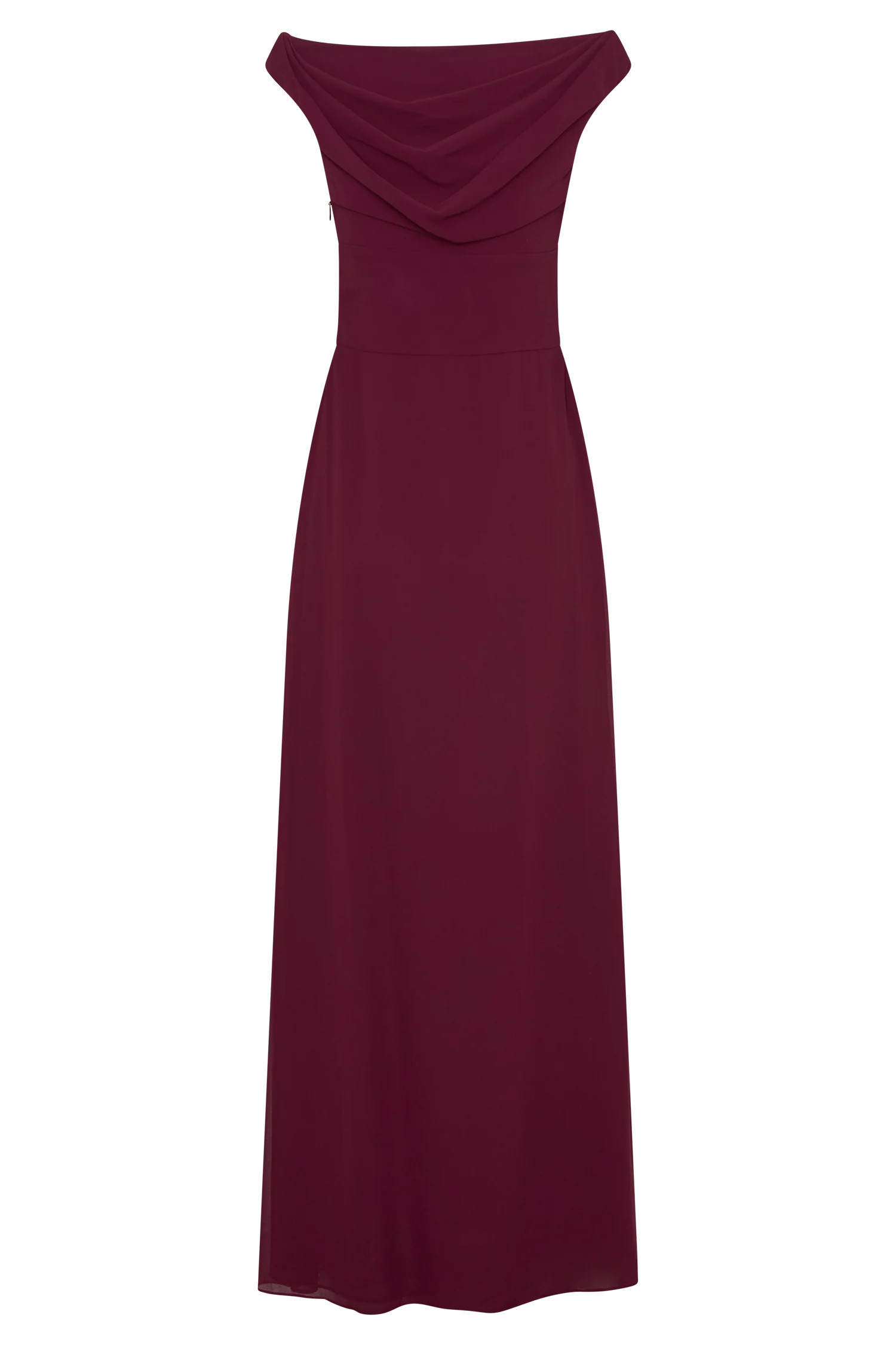 Mabel-Off-Shoulder-Chiffon-Maxi-Dress-Merlot