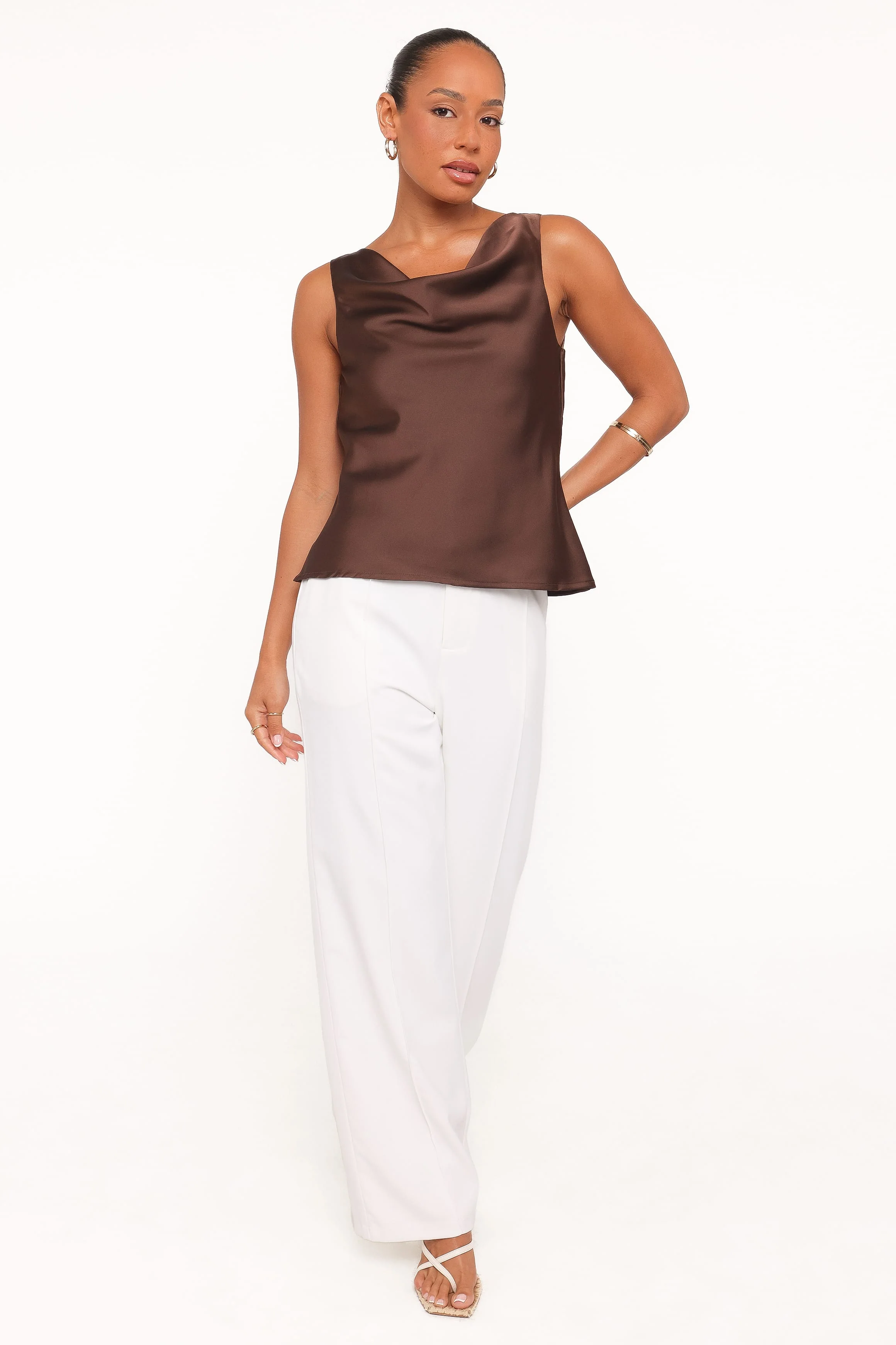 Vinita Top - Chocolate