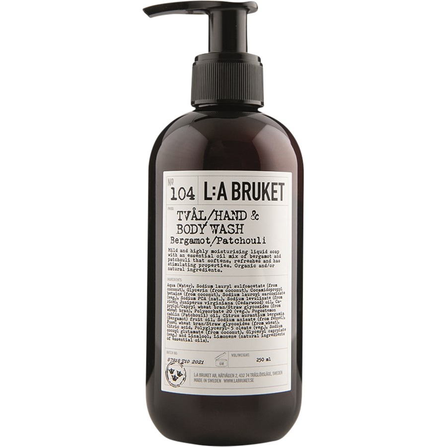 La Bruket Czyszczenie No. 104 Liquid Soap Bergamot/Patchouli