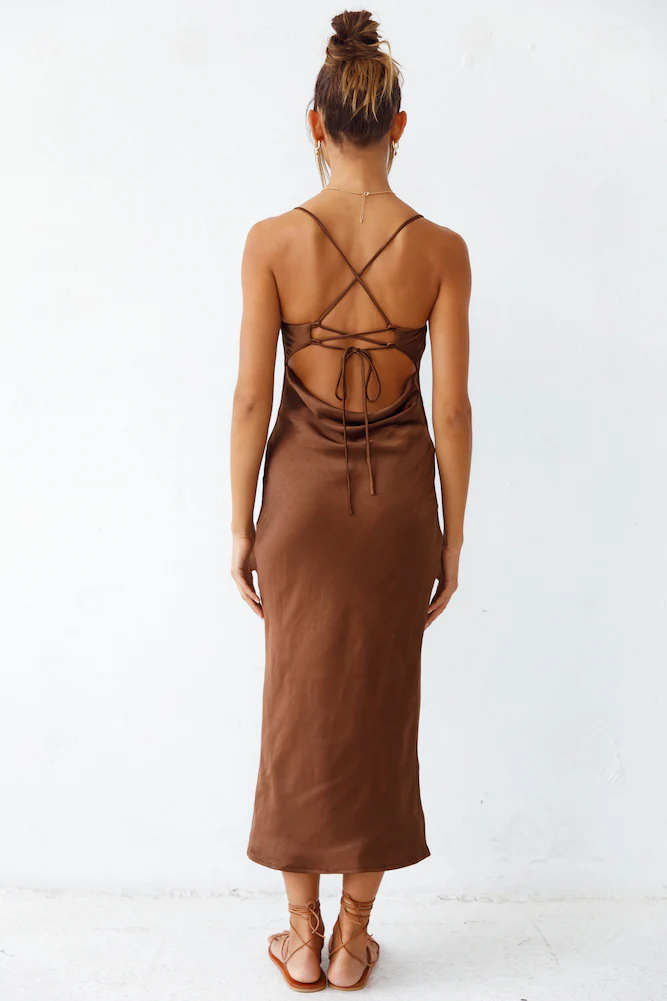 Sanctuary Maxi Dress Brown