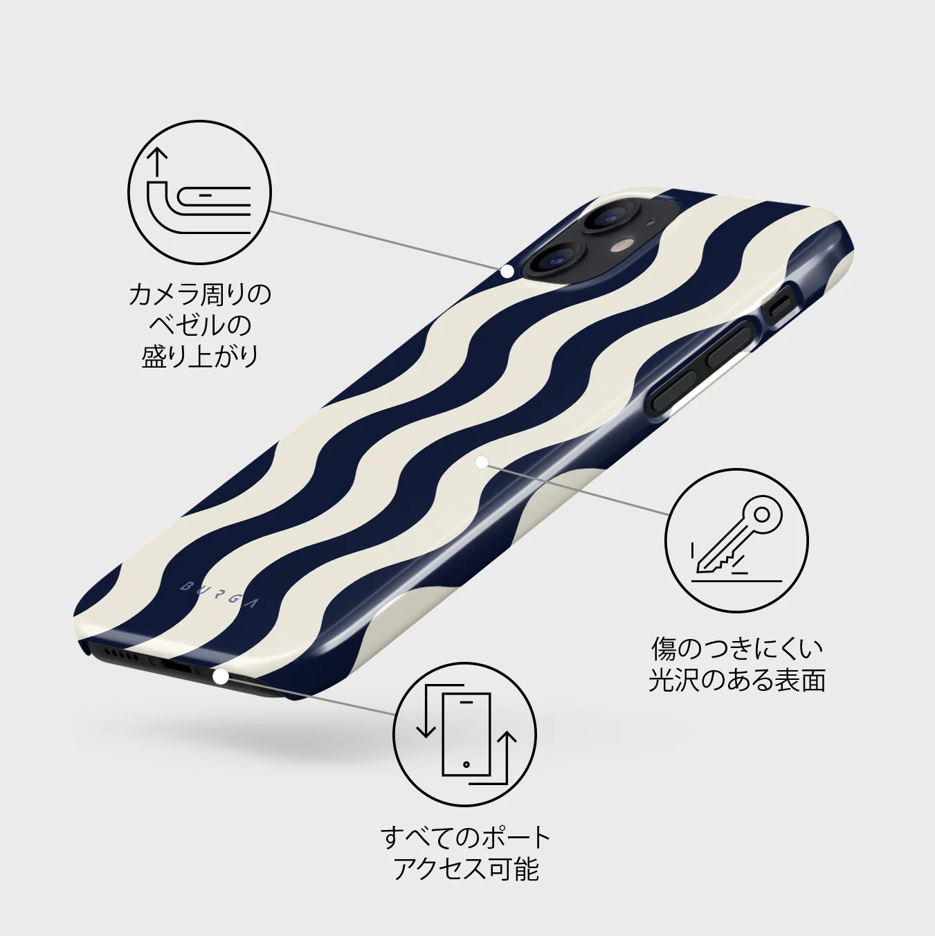 Out of Line - iPhone 12 Mini ケース