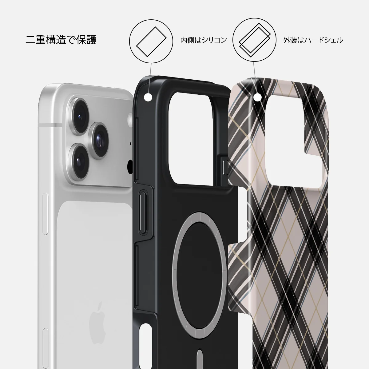 Plaid Please - iPhone 18 Pro ケース