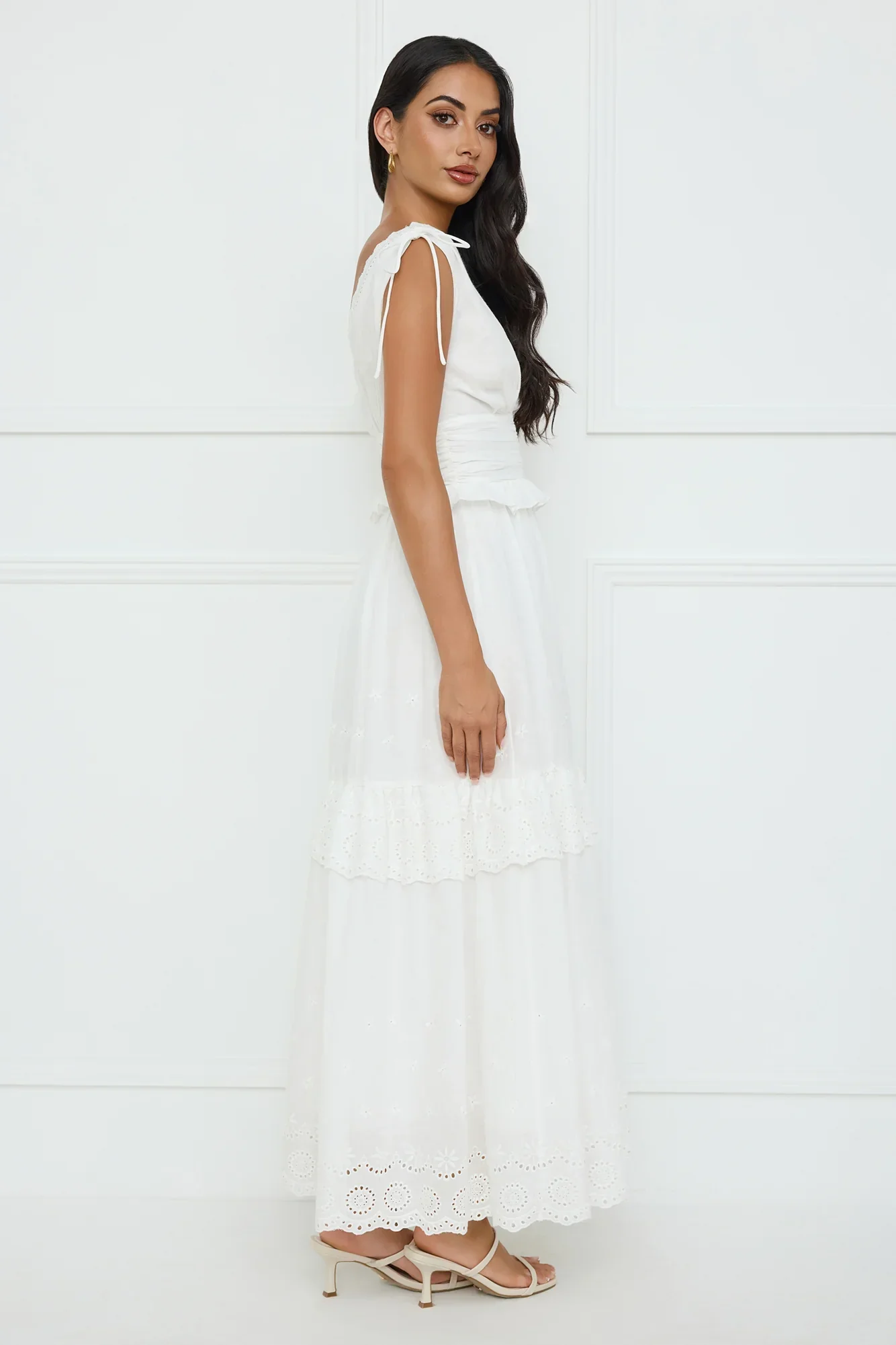 Desert Oasis Maxi Dress White