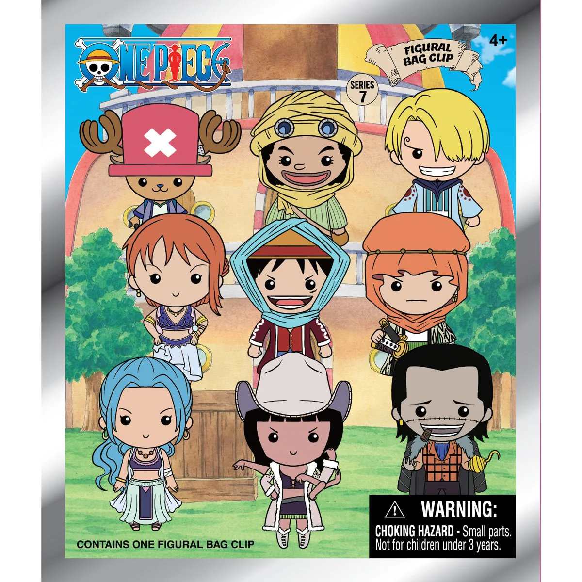 3D Anime: One Piece Foam Bag Clip Series 7 Blind Bag (1pc)