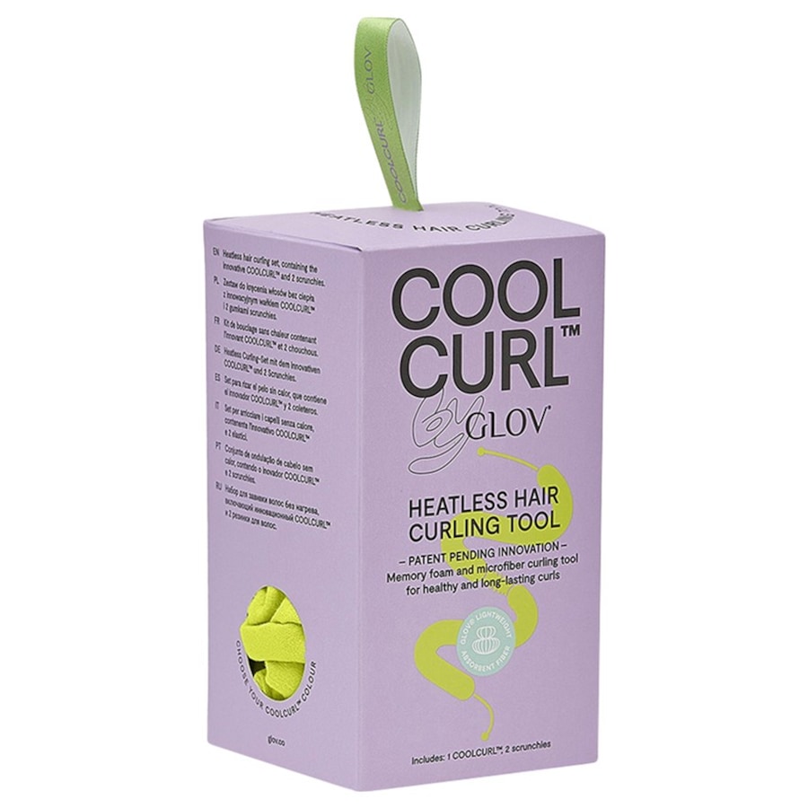 GLOV Zestaw lokówek bez podgrzewania Coolcurl Cool Curl Lime