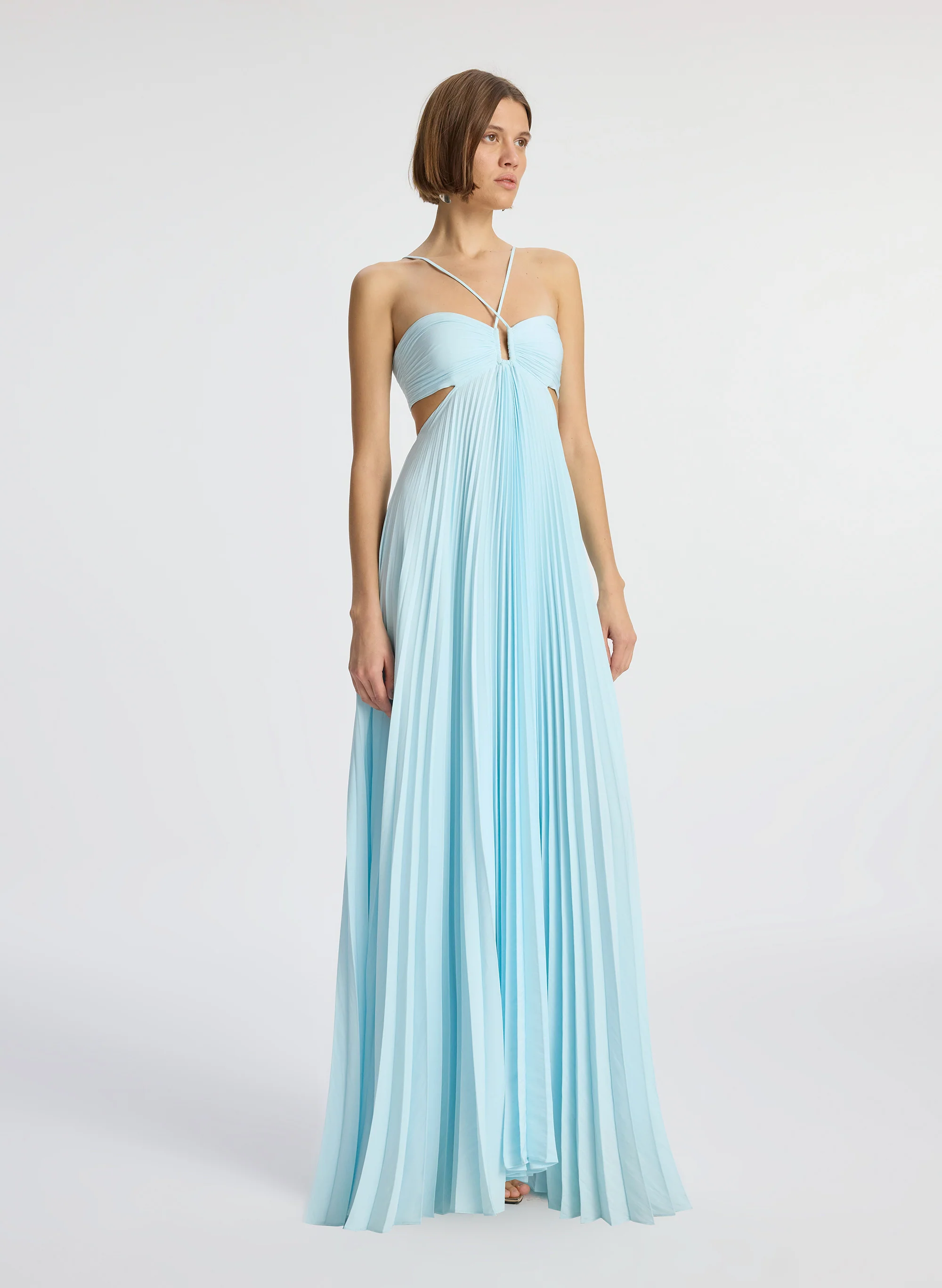 Moira Matte Pleated Dress - luluinthesky