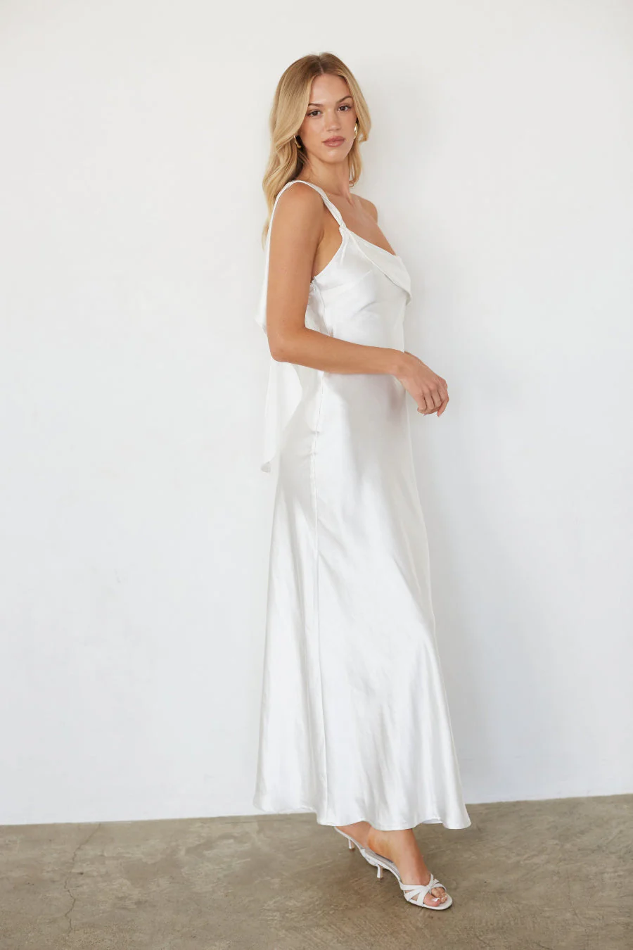 Sarahi Ruffle Strap Maxi Dress
