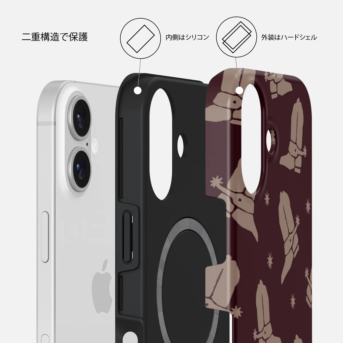 Howdy - iPhone 16 Plus ケース