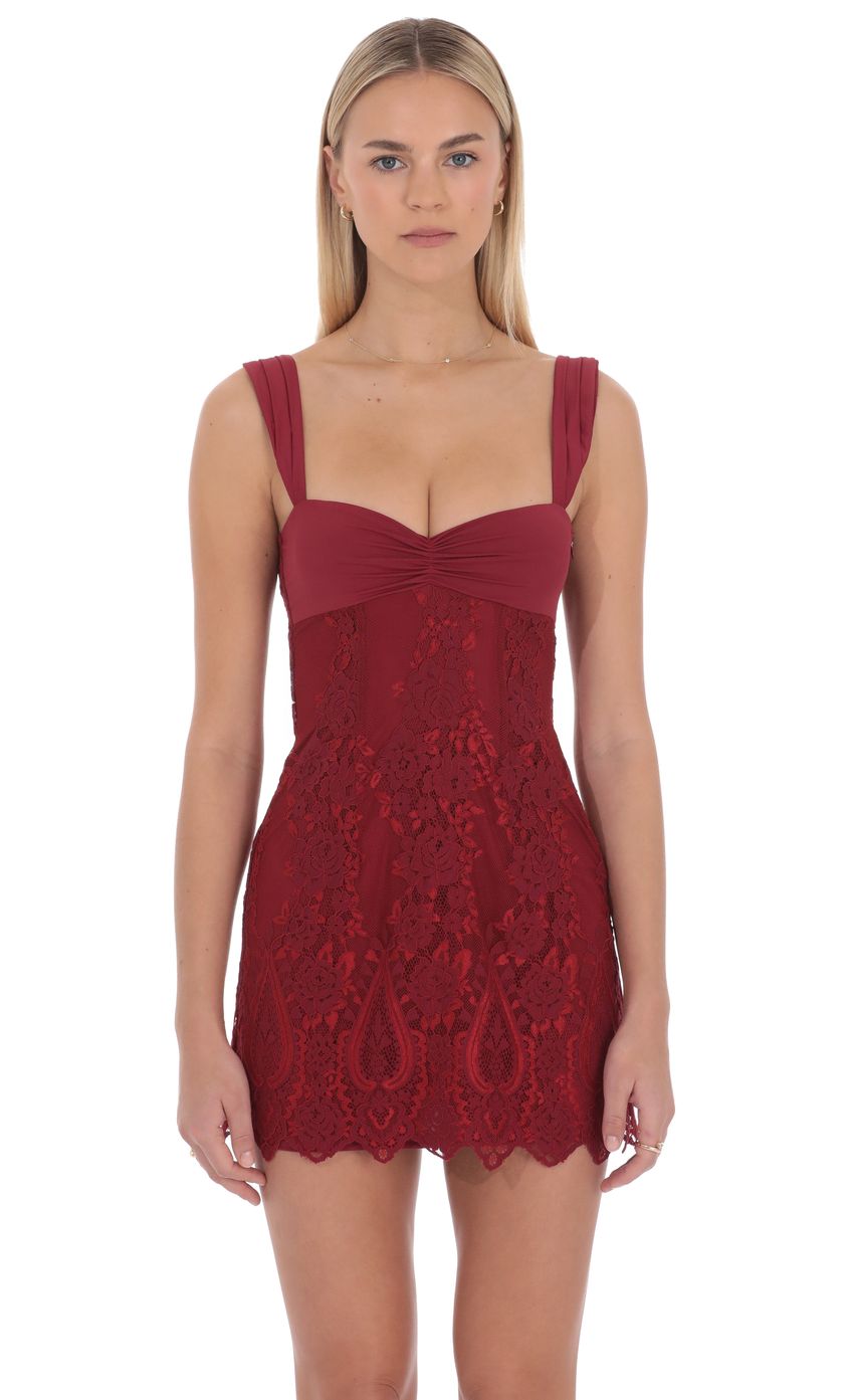 Serena Lace Mini Dress