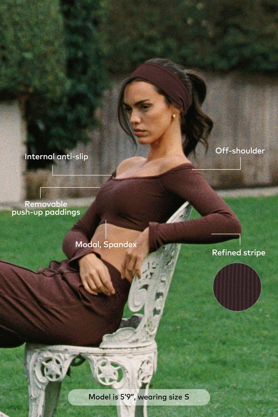 Verve Off-Shoulder Crop Top