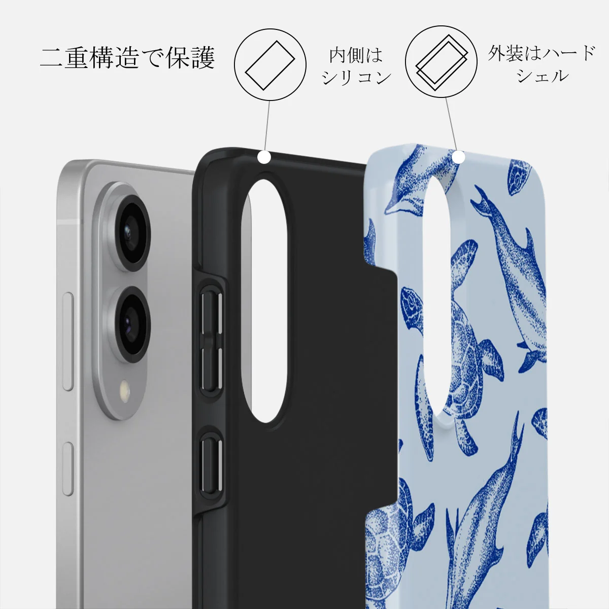 Aquatic Dance - Samsung Galaxy S25 Edge ケース