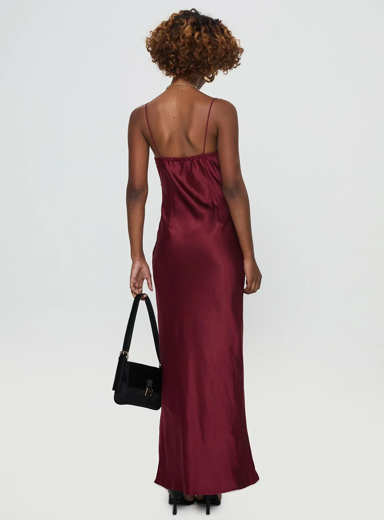 Marilyn Maxi Dress Wine - luluinthesky