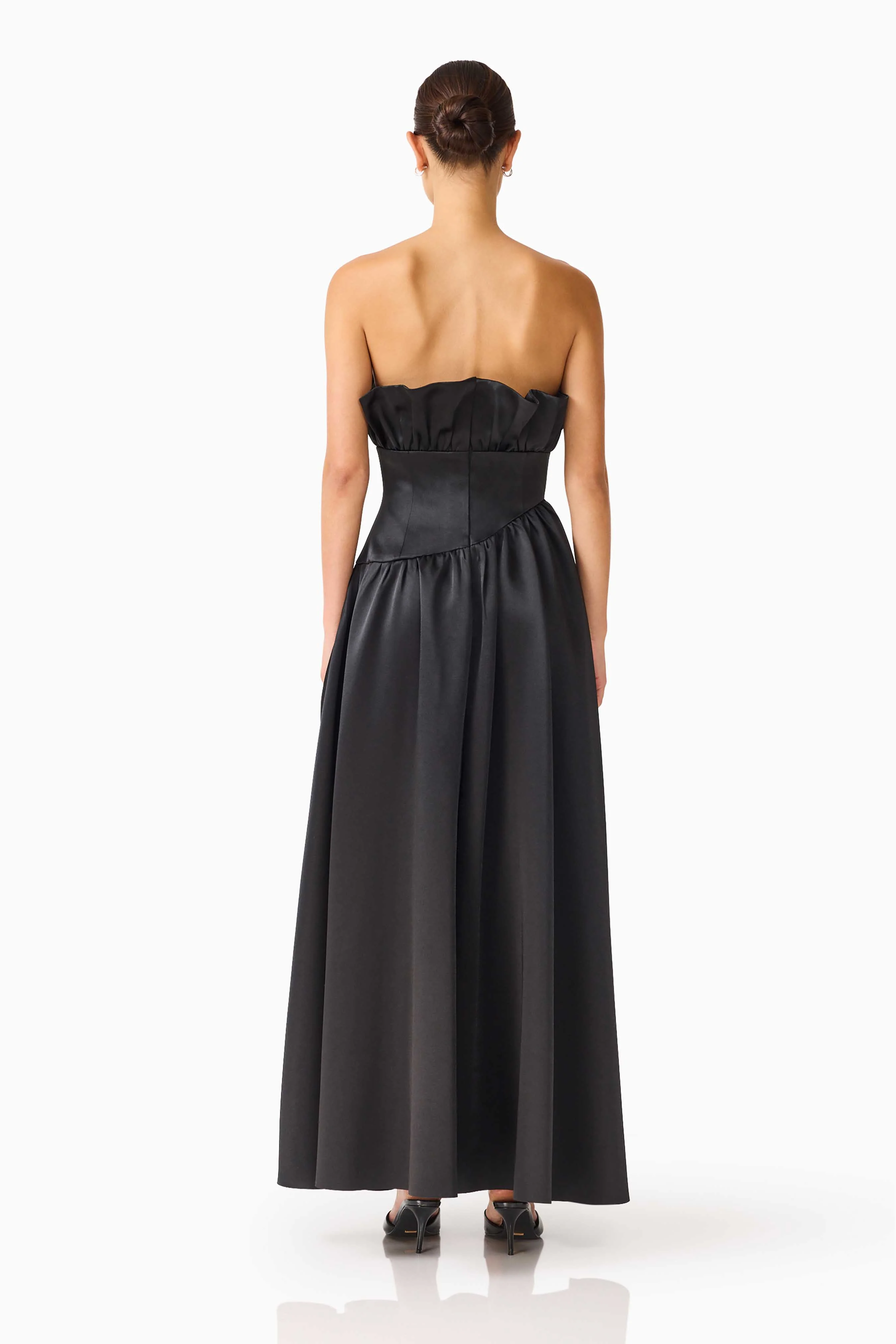 Laurel Sleeveless Maxi Dress in Black