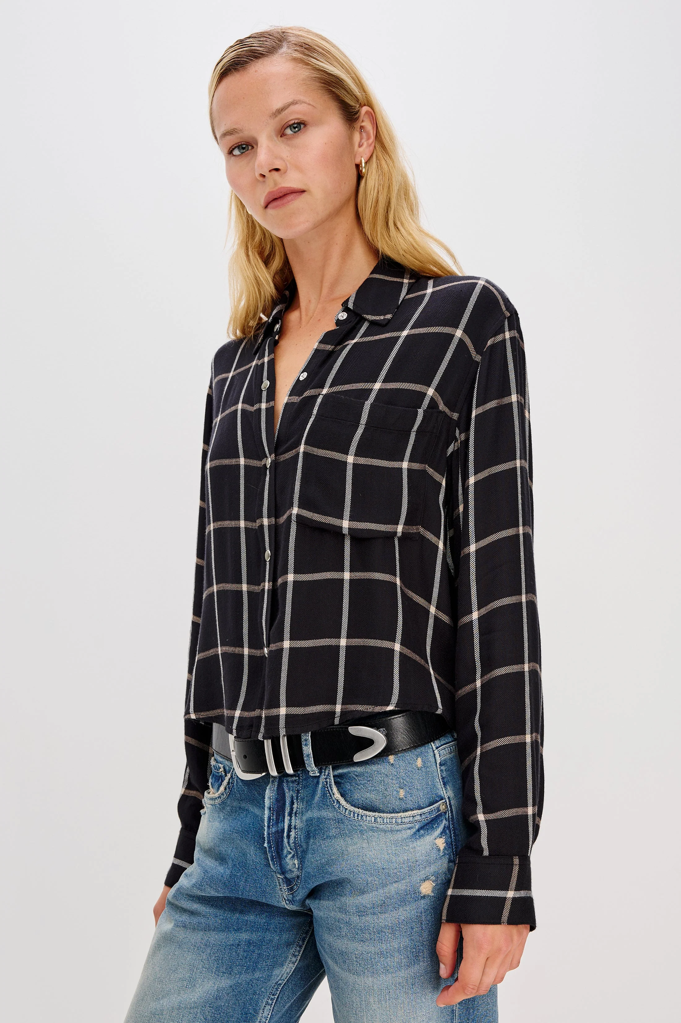 Malin Shirt - Onyx Sand Birch