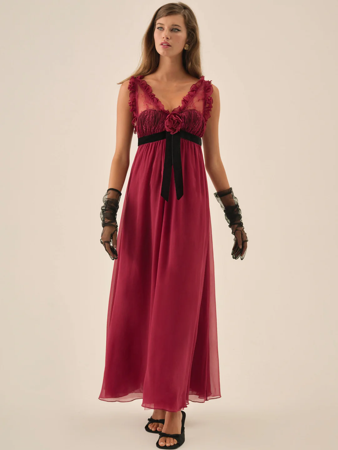 Claudine Chiffon Maxi Dress