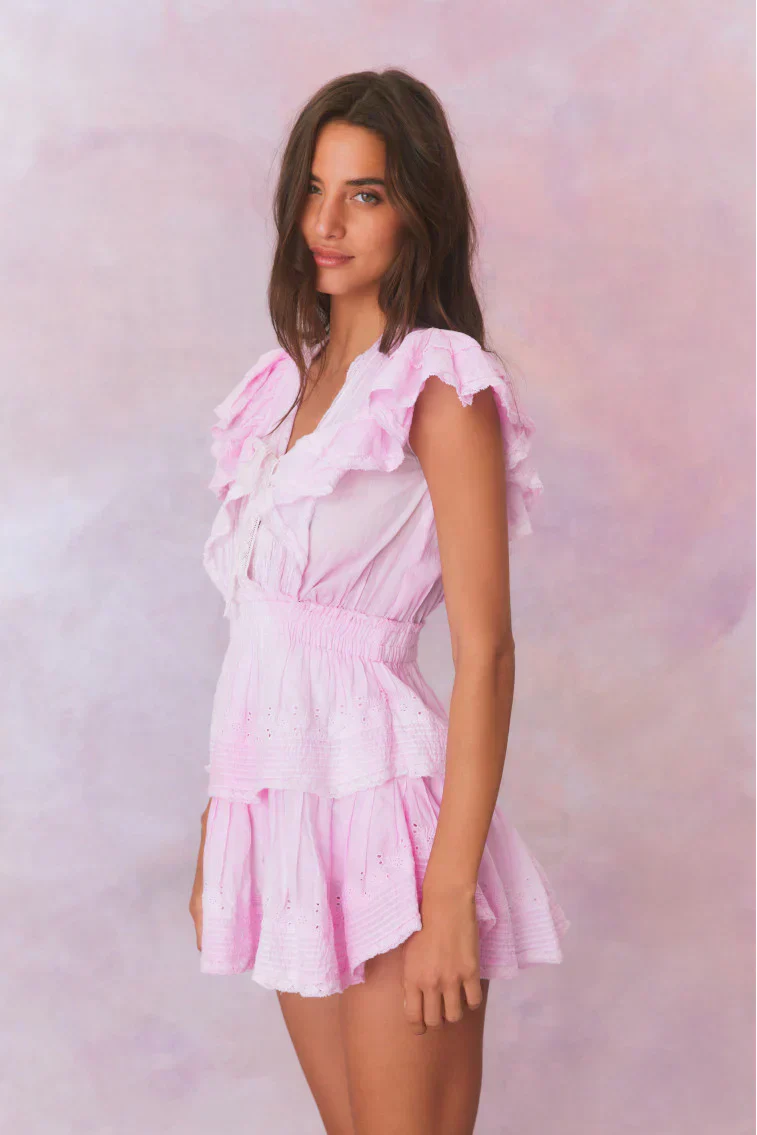 Gwen Hand Dyed Upcycled Mini Dress - luluinthesky