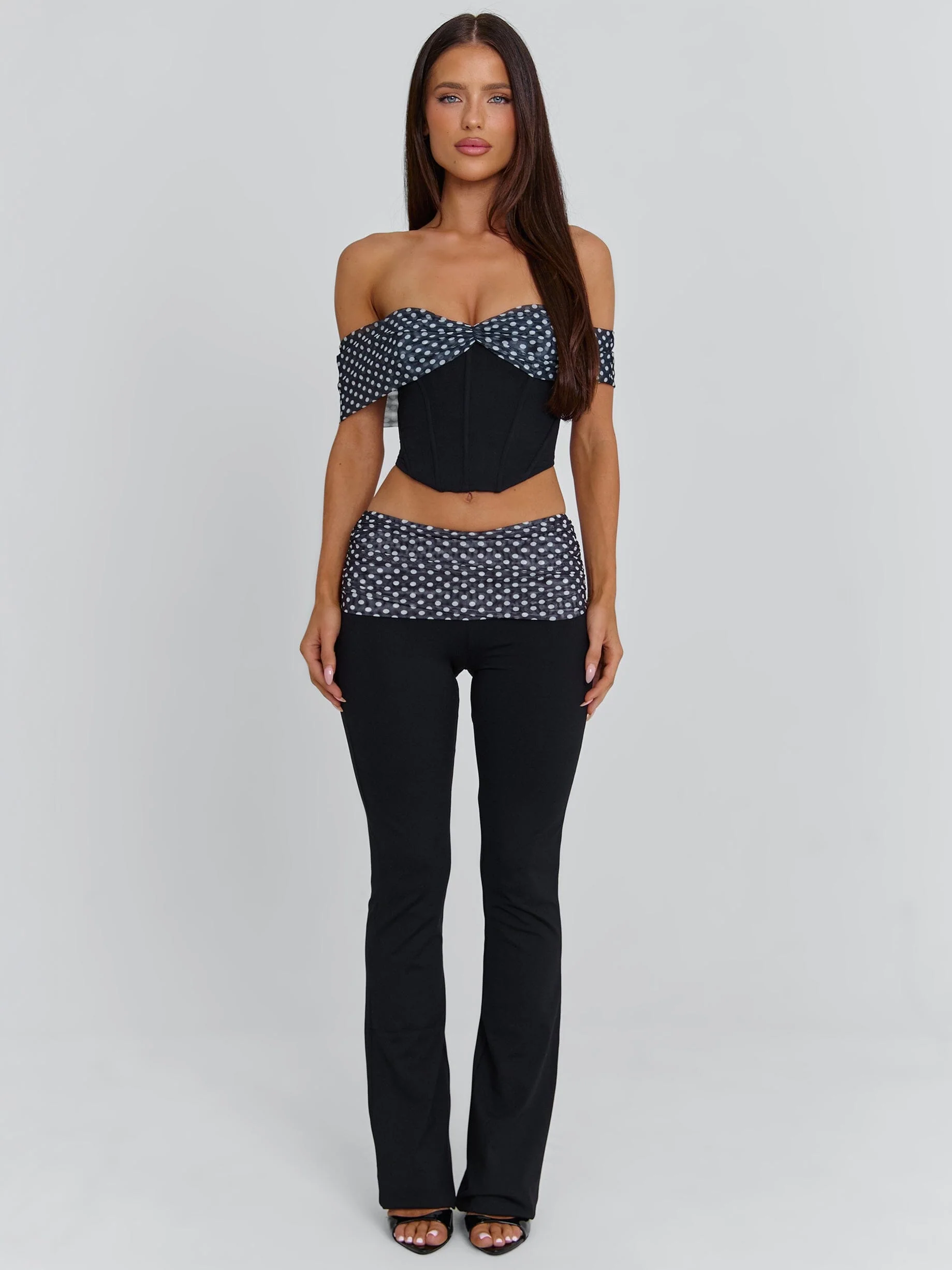 Emil Pant Black Polka Dot