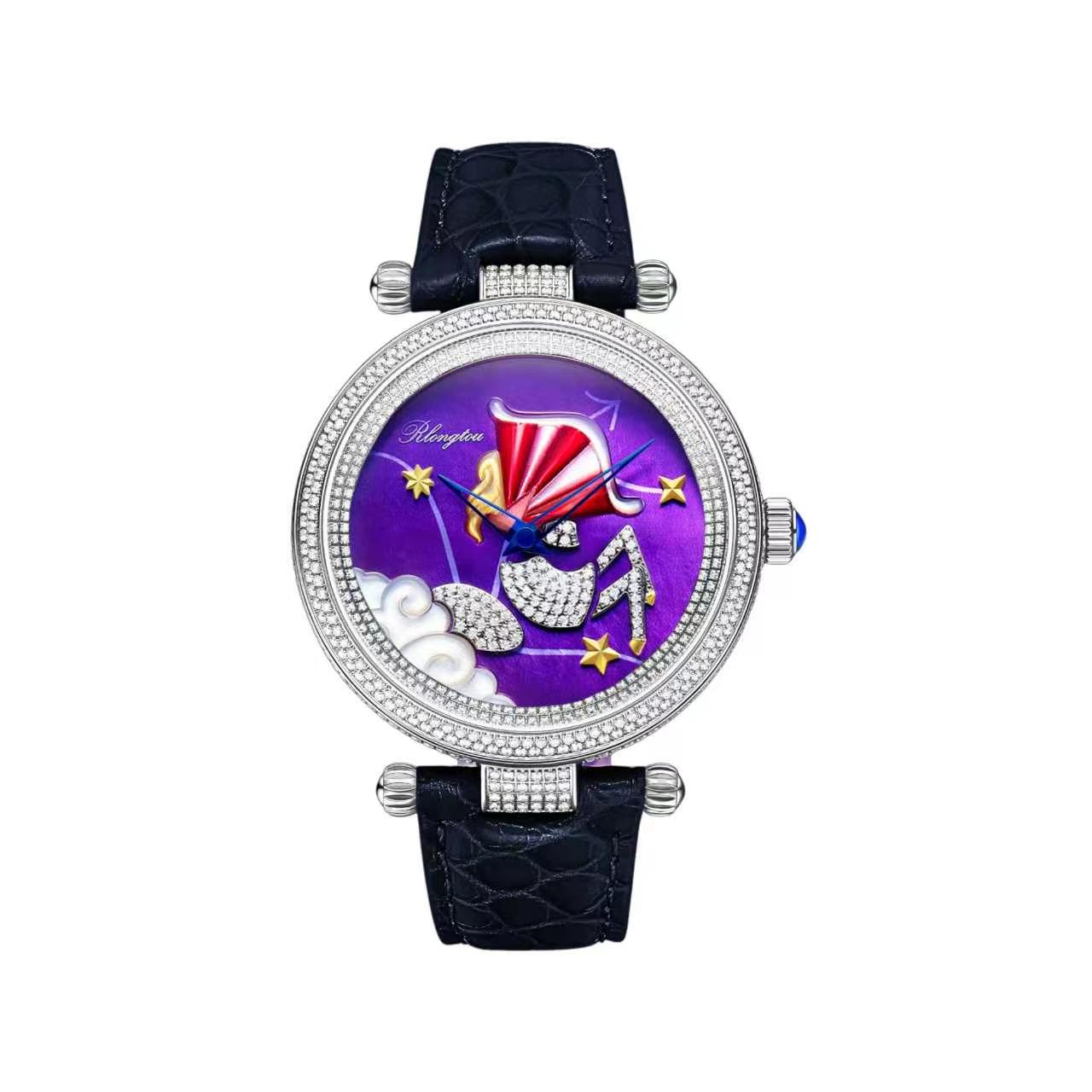 Zodiac Watch – 12 Signs, Crystal, 42mm T912L