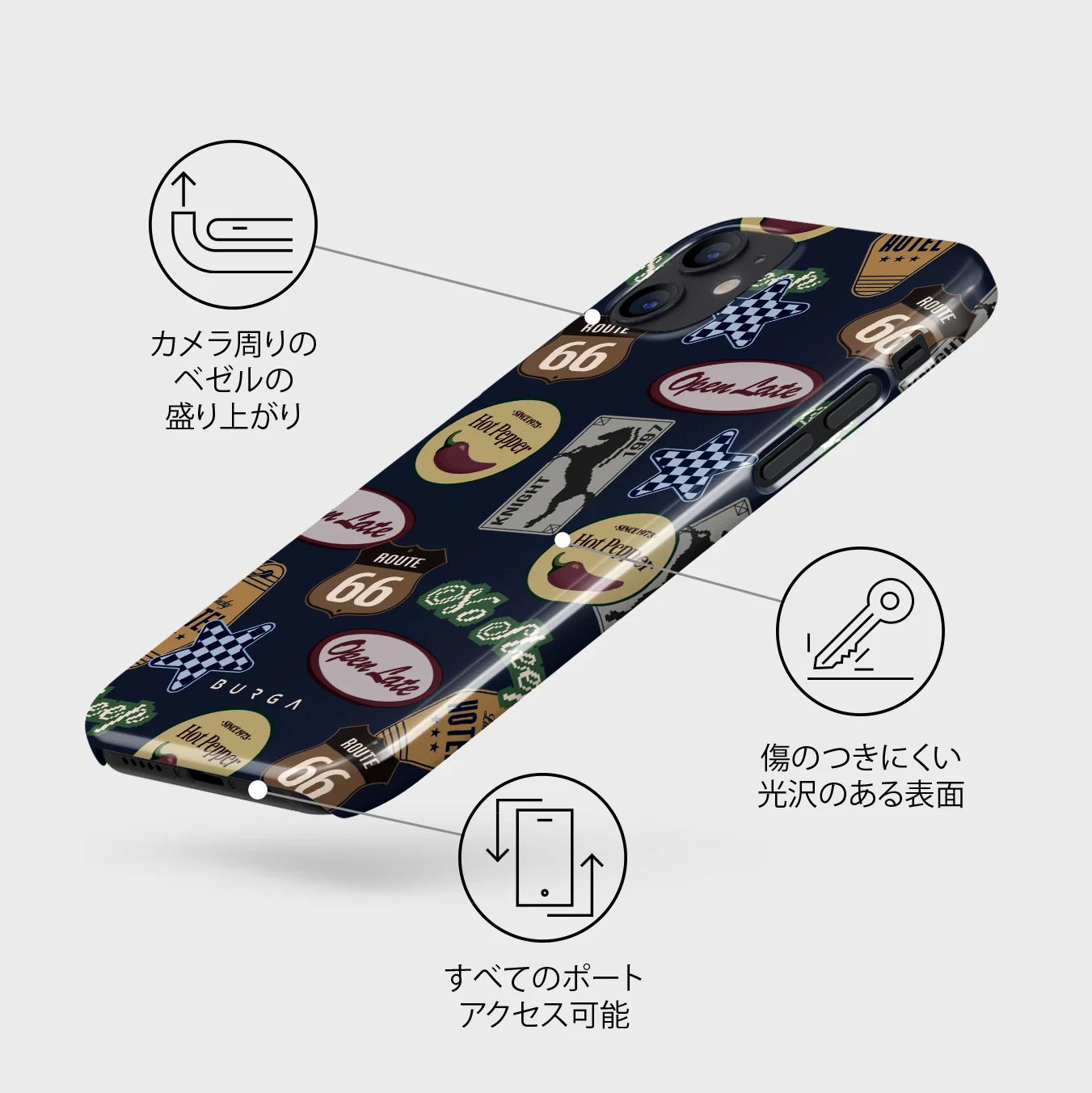 Open Late - iPhone 12 Mini ケース