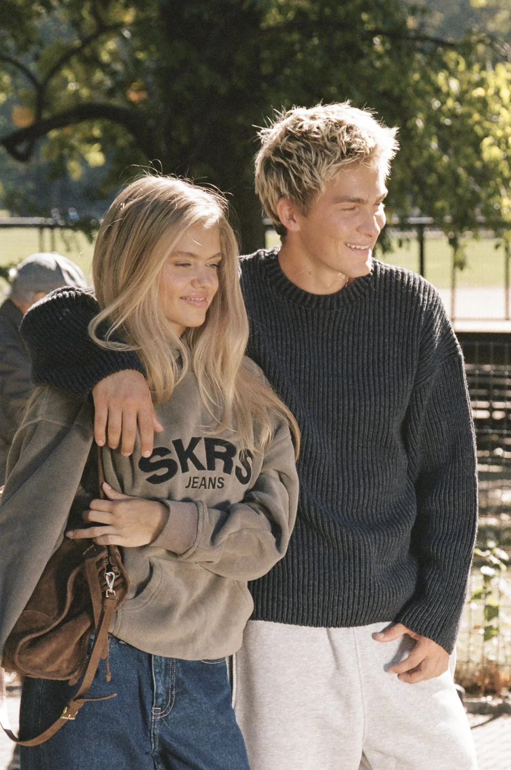SKRS Fleece Hoodie in Otter