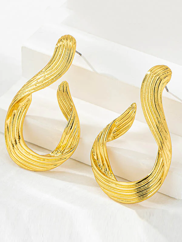 Geometric Drop Earrings