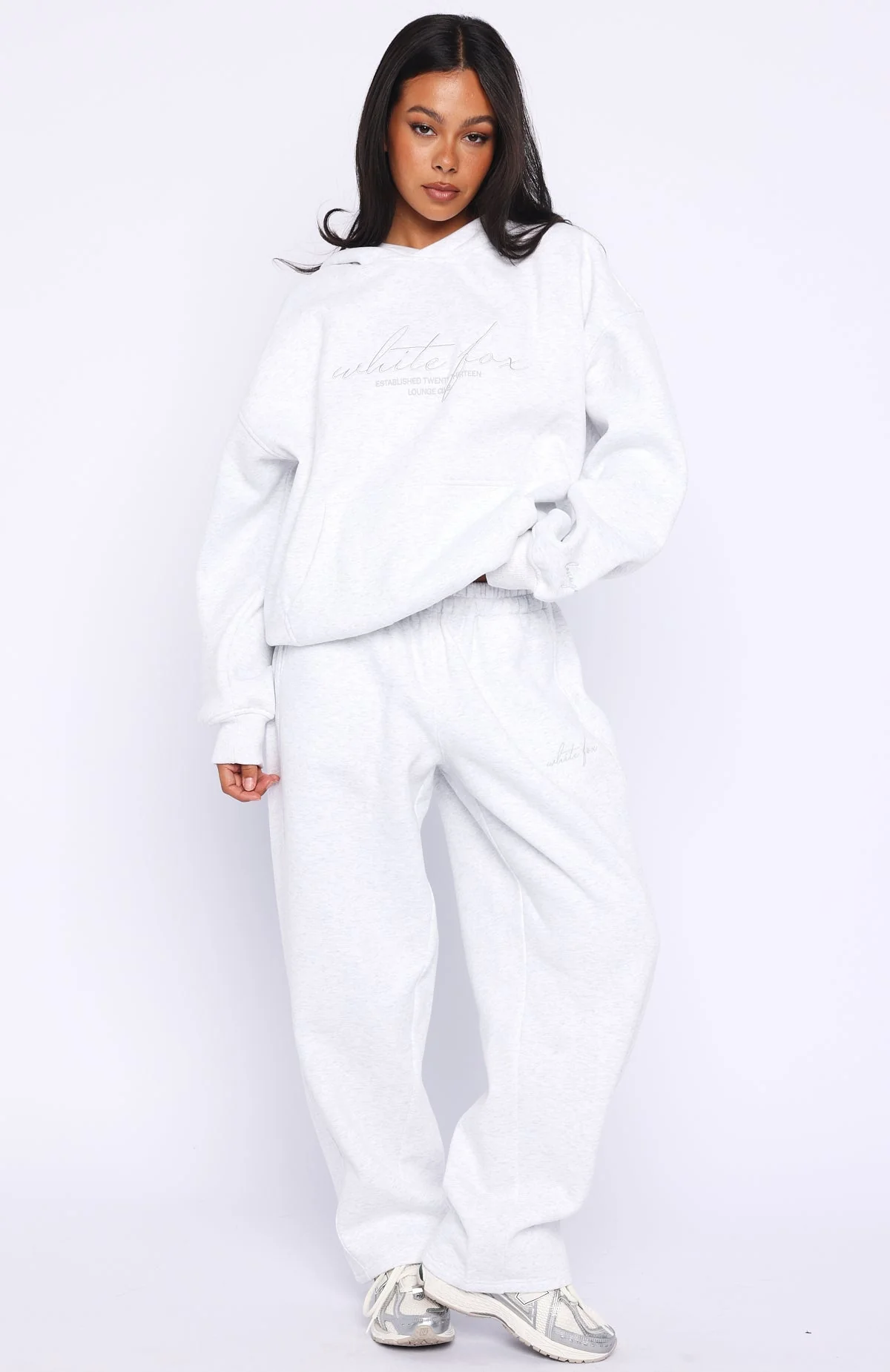 Know What You Want Barrel Leg Sweatpants Grey Marle
