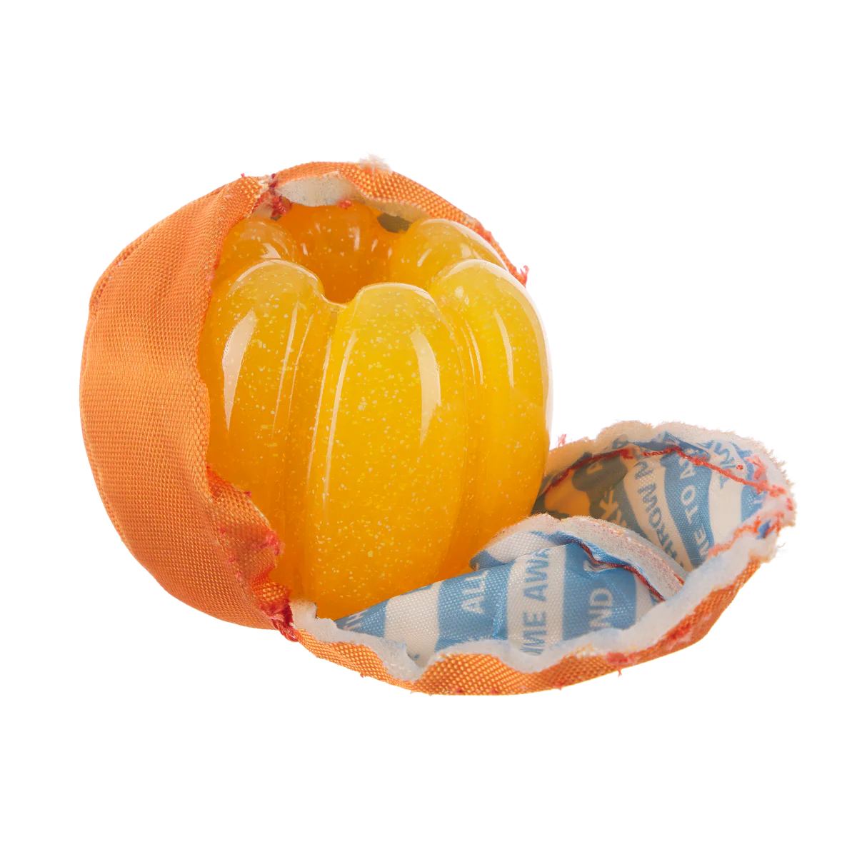 Orange Crush Super Chewer Durable 2-in-1 + Fetch Dog Toy