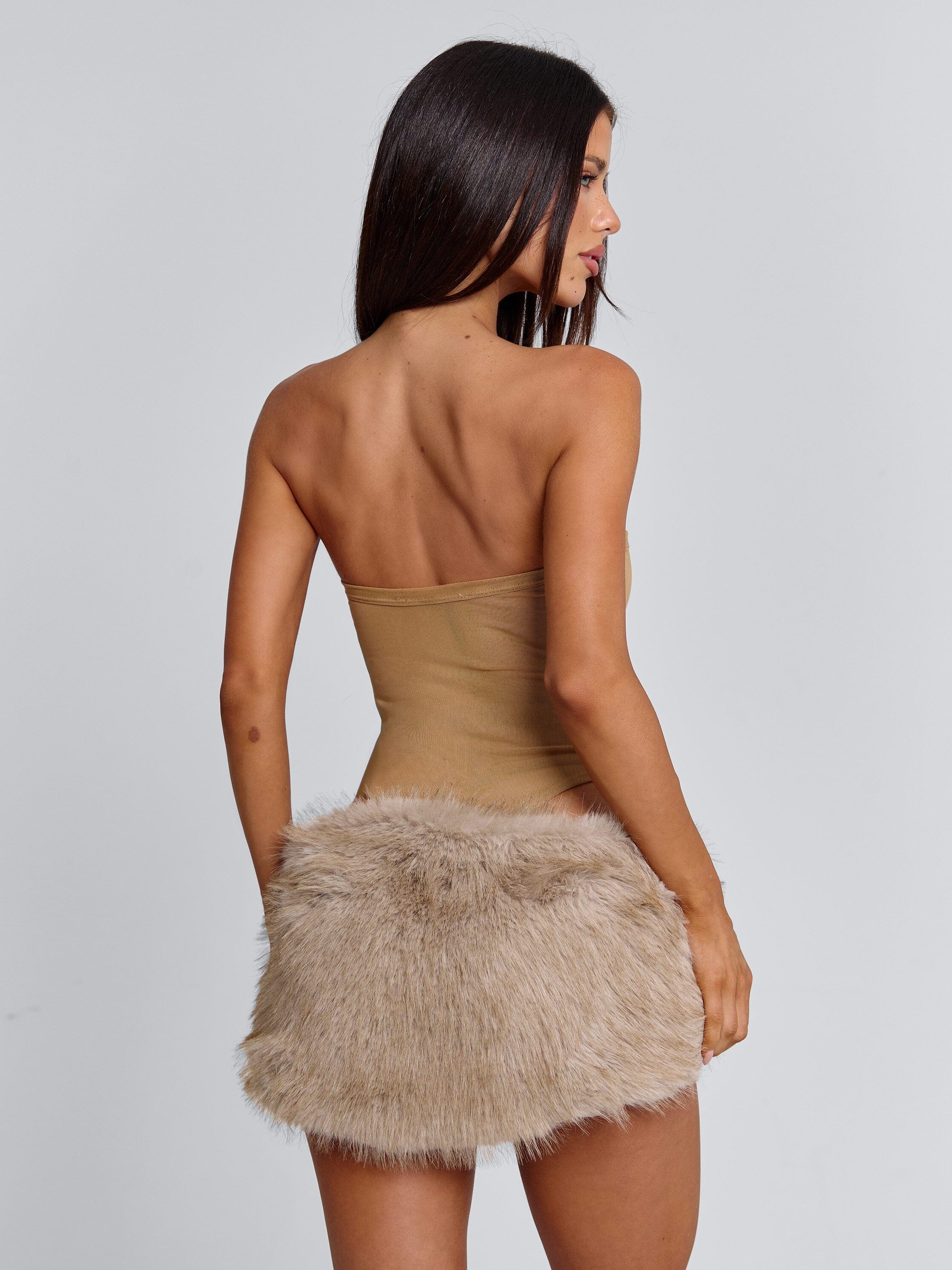 Nahla-Mini-Skirt-Tan