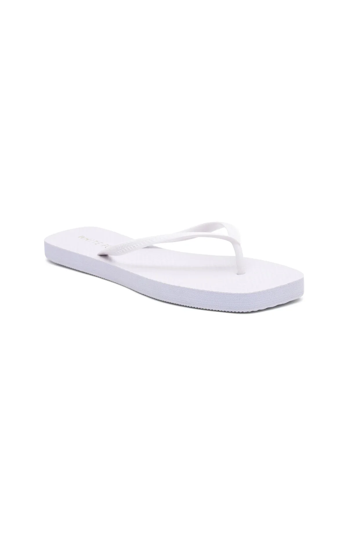 Josie Thong Sandals White