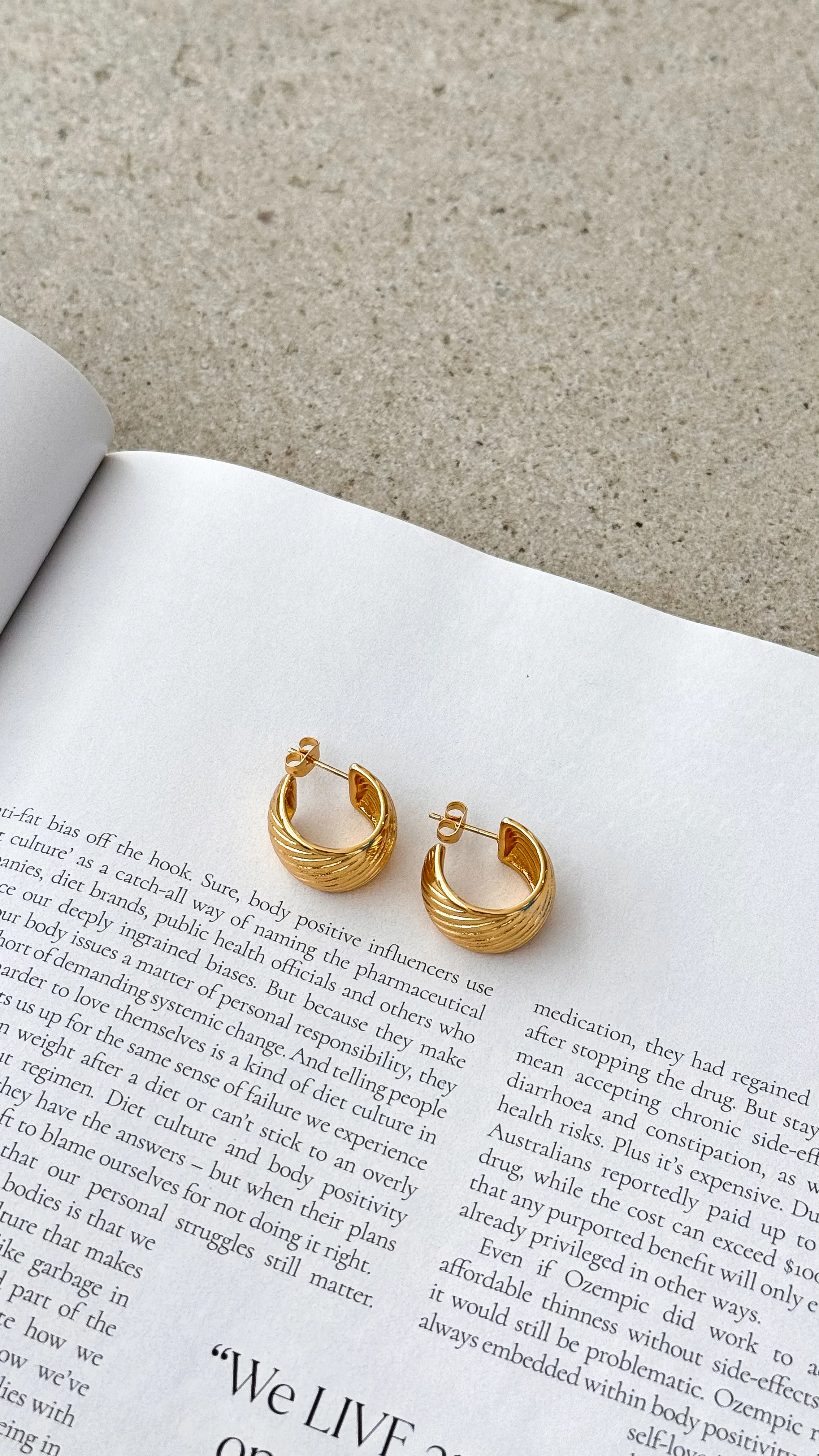 Ziggy Earrings - Gold