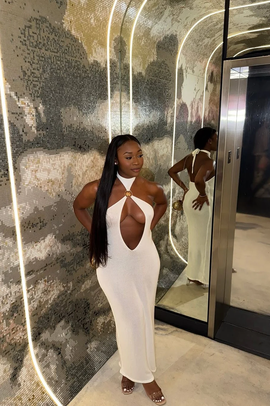 Gina white dress