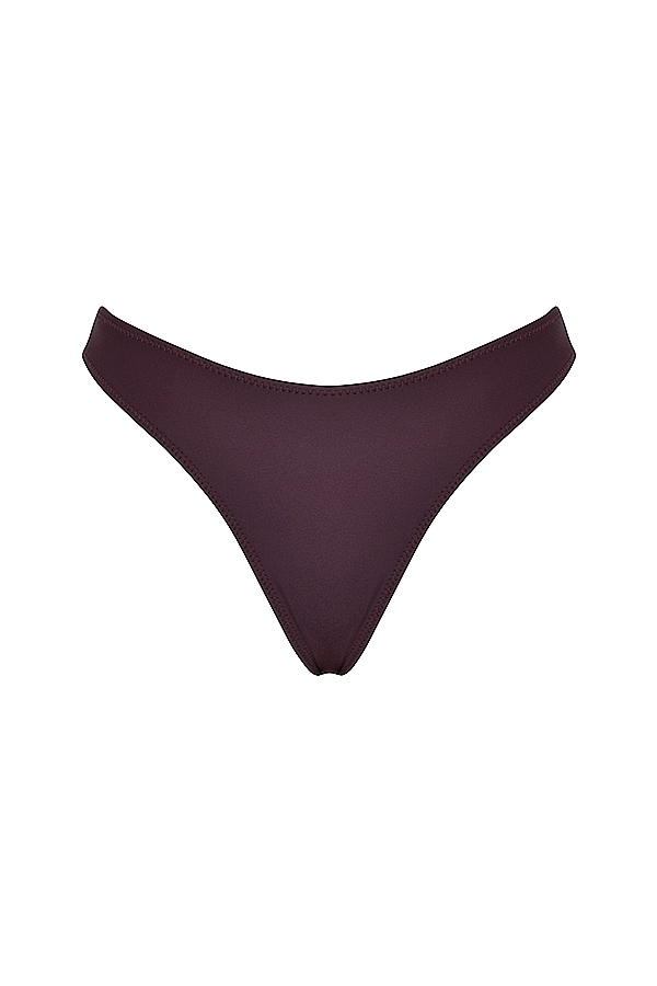 Cacao High Leg Bikini Bottom