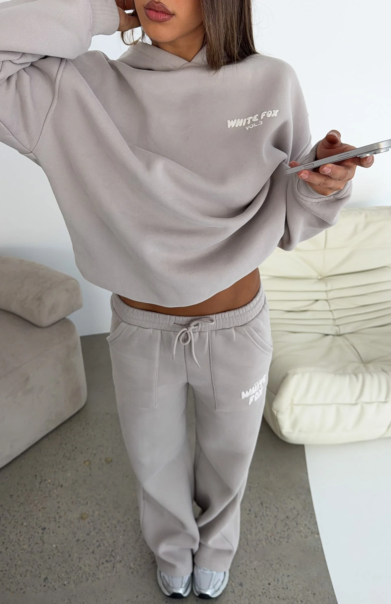 Offstage Wide Leg Sweatpants Moon