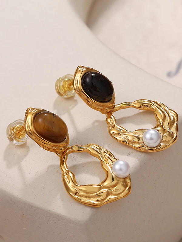 Geometric Drop Earrings